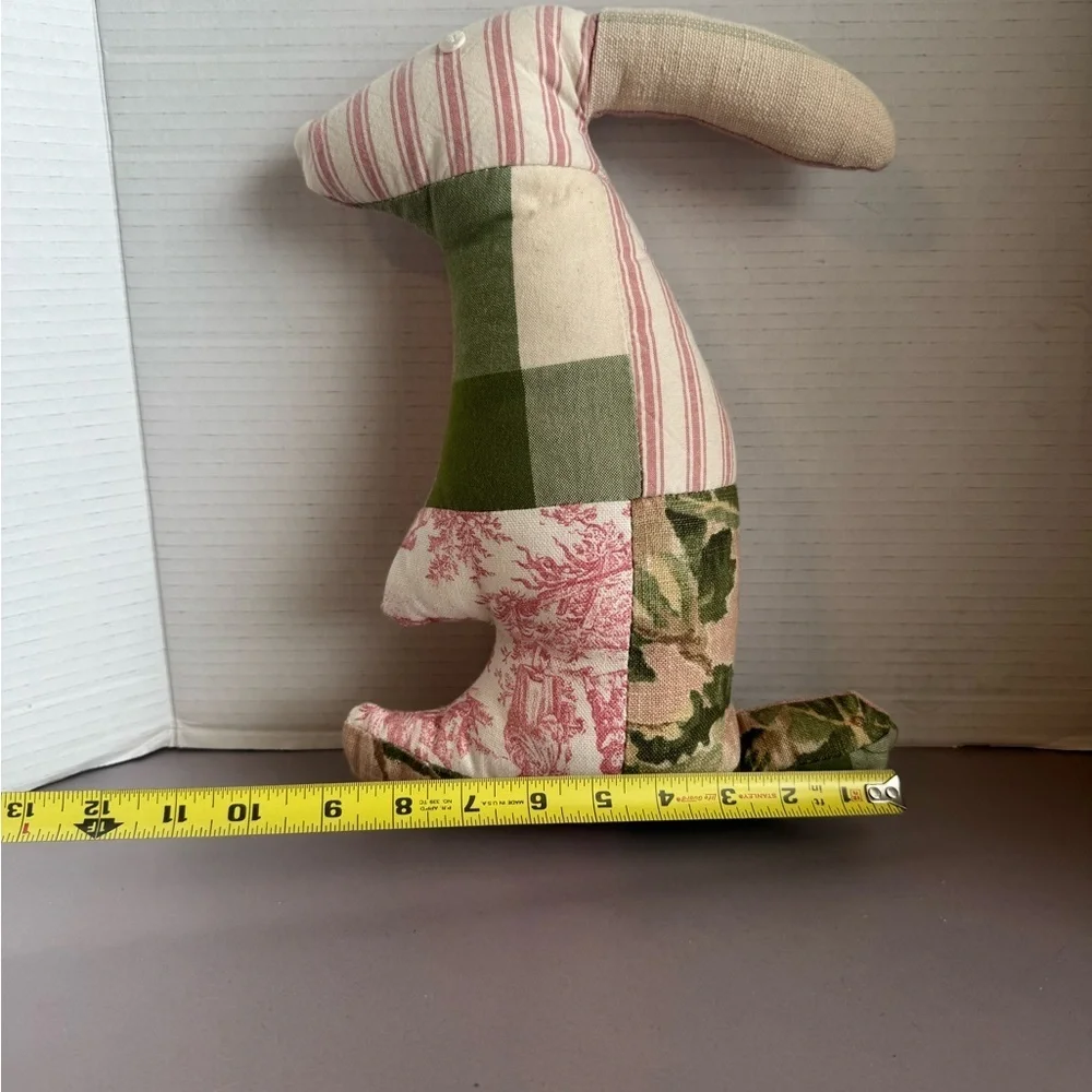 Patchwork Fabric Bunny Decor